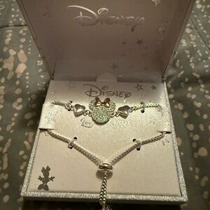 Disney Silver and Gold Minnie Mouse Bracelet from Kohl’s